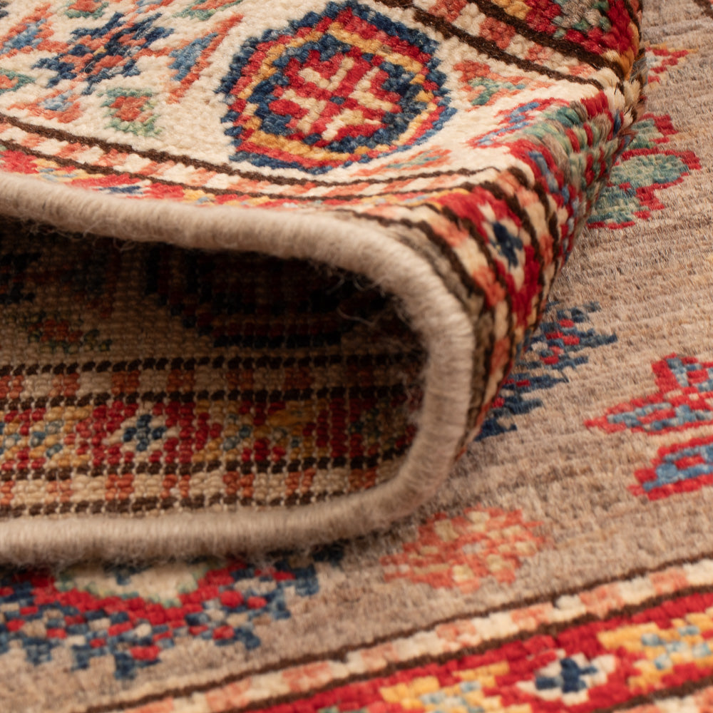 Alfombra Ziegler - Kazak - Real - 94 x 60 cm - arena