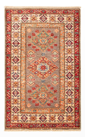 Alfombra Ziegler - Kazak - Real - 93 x 59 cm - arena