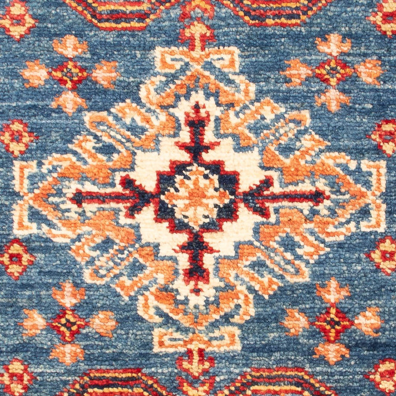 Alfombra Ziegler - Kazak - Real - 91 x 56 cm - azul