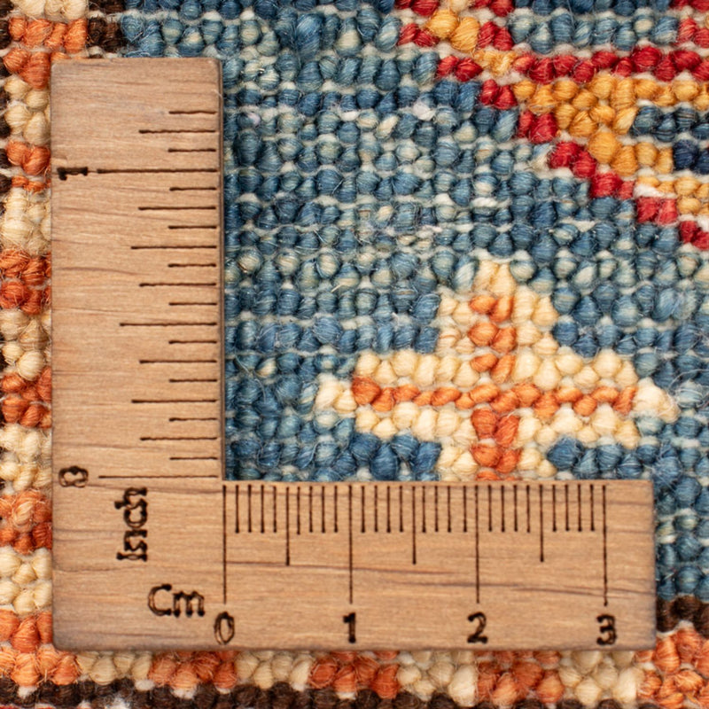 Alfombra Ziegler - Kazak - Real - 91 x 56 cm - azul