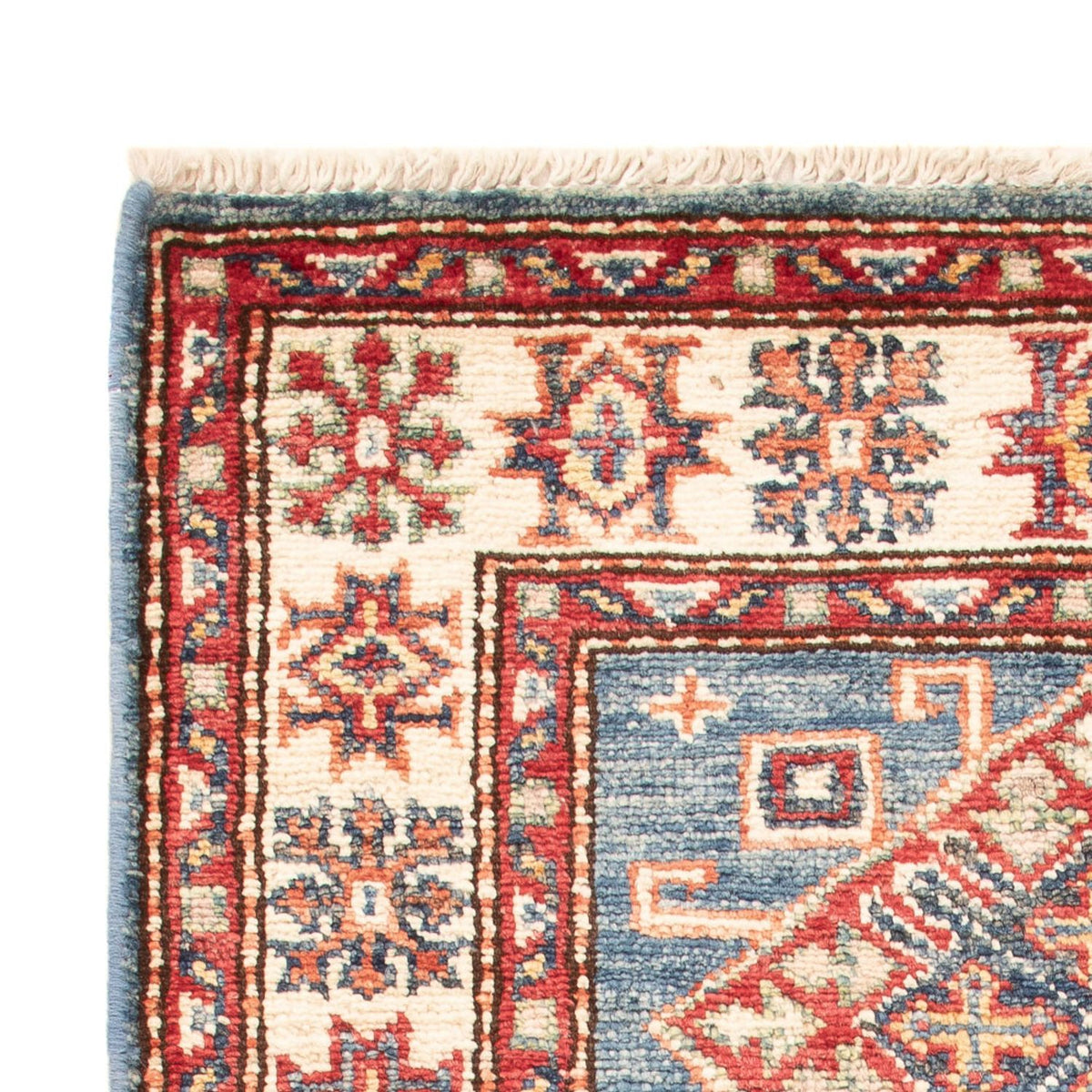 Alfombra Ziegler - Kazak - Real - 97 x 59 cm - azul