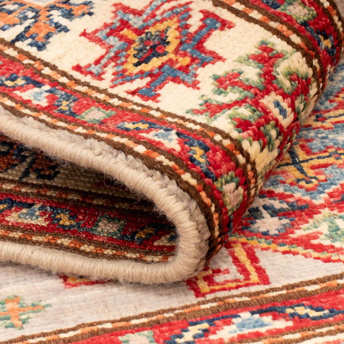 Alfombra Ziegler - Kazak - Real - 90 x 59 cm - beige