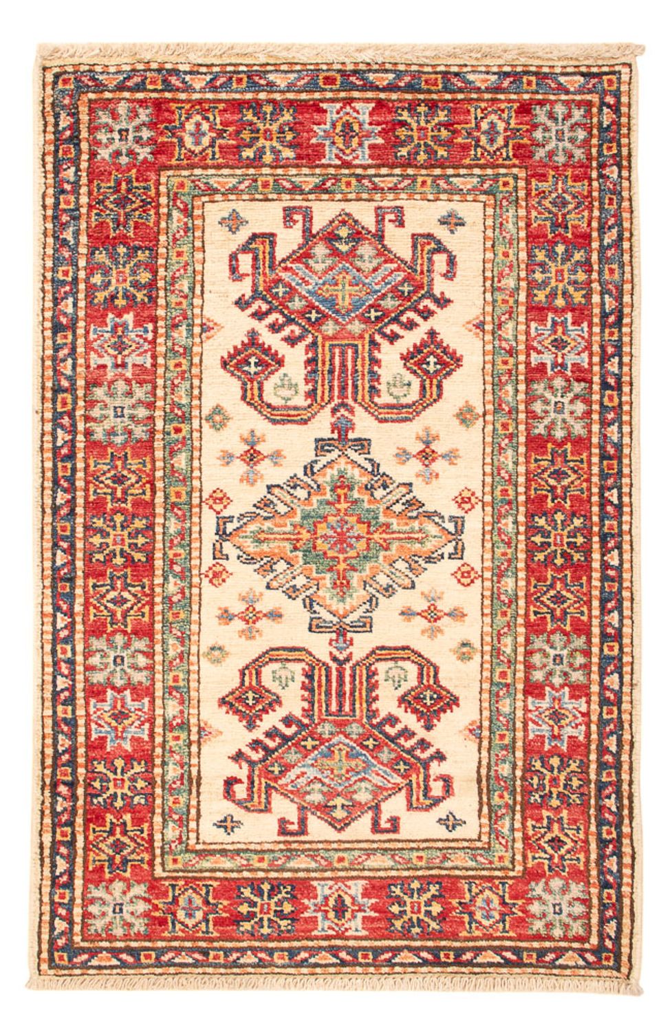 Alfombra Ziegler - Kazak - Real - 87 x 56 cm - beige