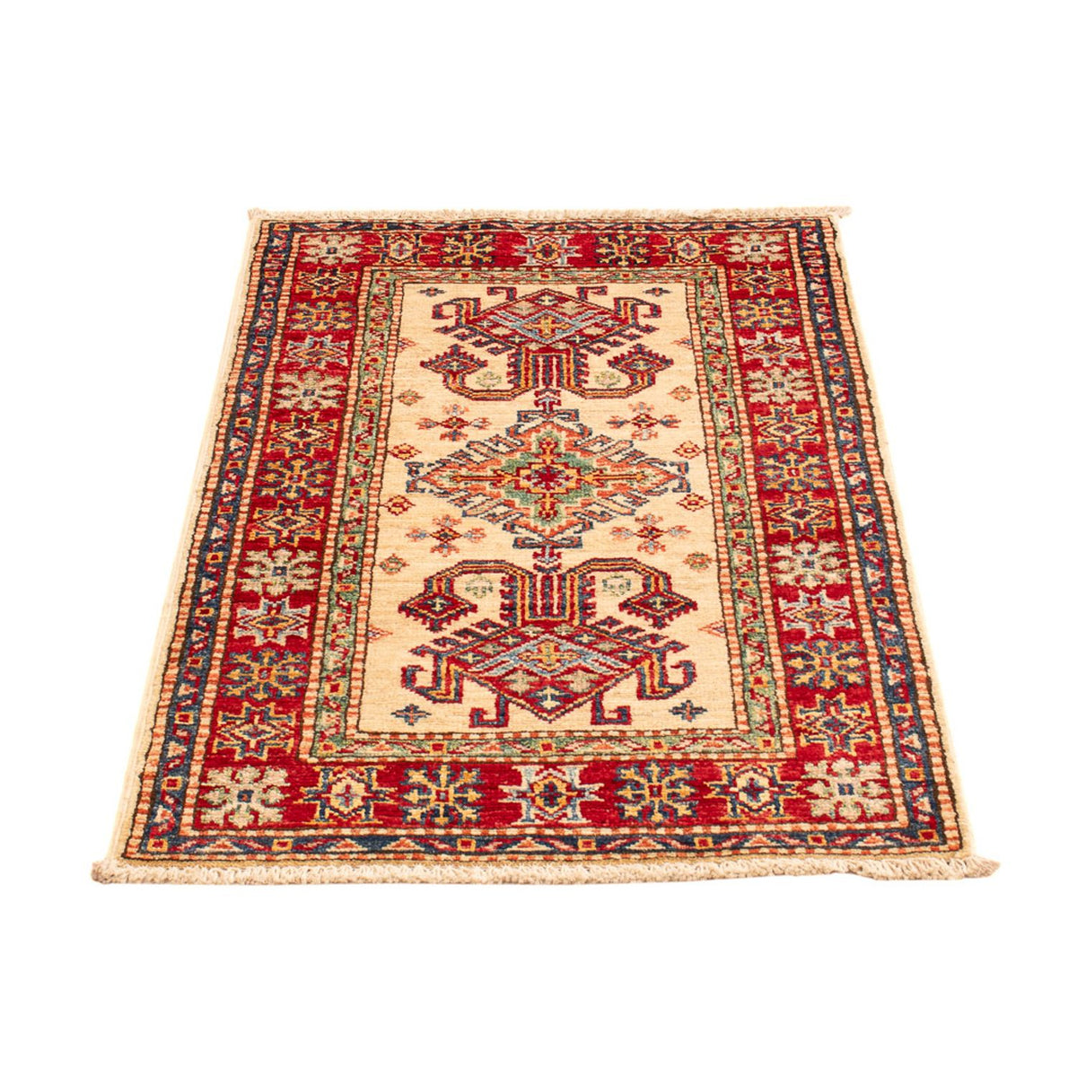 Alfombra Ziegler - Kazak - Real - 90 x 57 cm - beige
