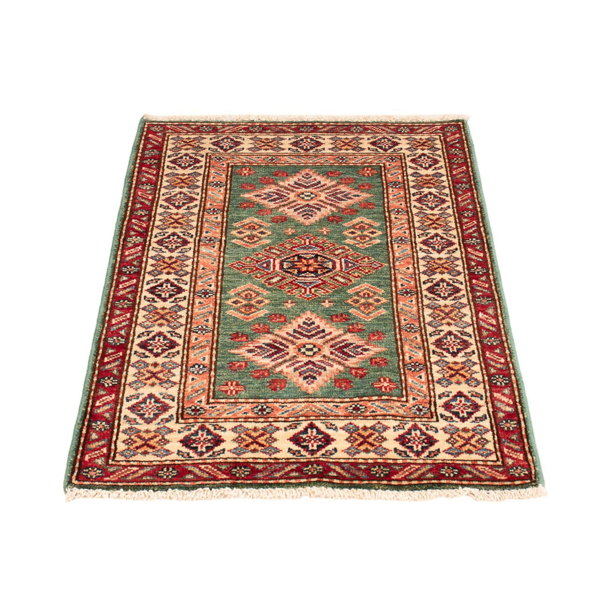 Alfombra Ziegler - Kazak - Real - 95 x 60 cm - verde