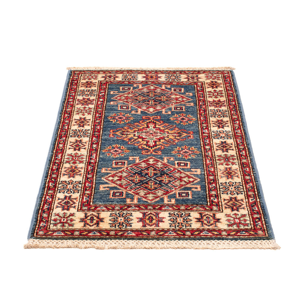 Alfombra Ziegler - Kazak - Real - 91 x 60 cm - azul