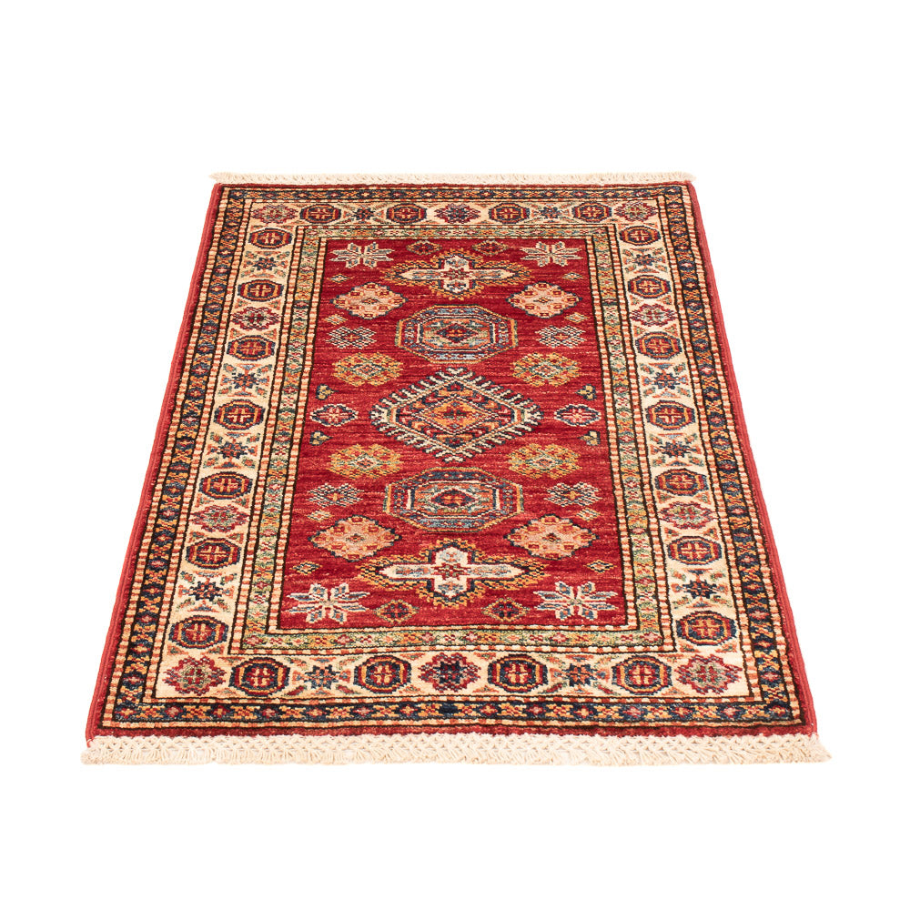 Alfombra Ziegler - Kazak - Real - 90 x 59 cm - rojo