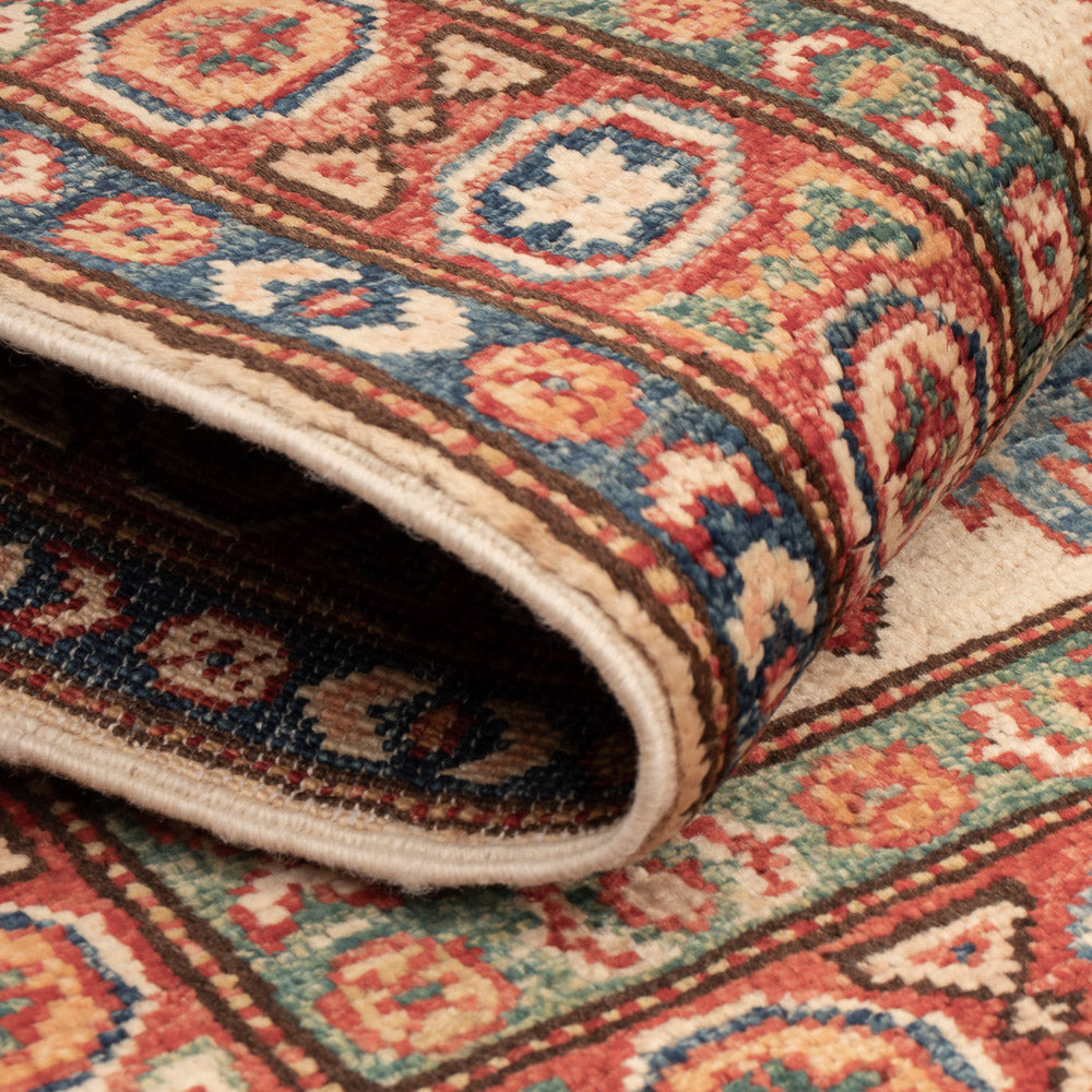 Alfombra Ziegler - Kazak - Real - 91 x 57 cm - beige