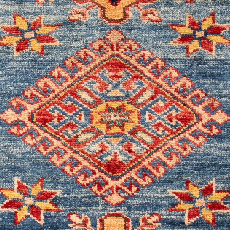 Alfombra Ziegler - Kazak - Real - 84 x 60 cm - azul