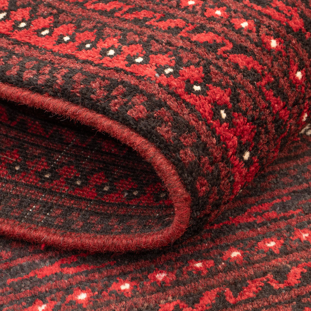 Alfombra afgana - Filpa - 120 x 77 cm - rojo