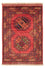 Alfombra afgana - 117 x 81 cm - rojo