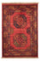 Alfombra afgana - 125 x 87 cm - rojo