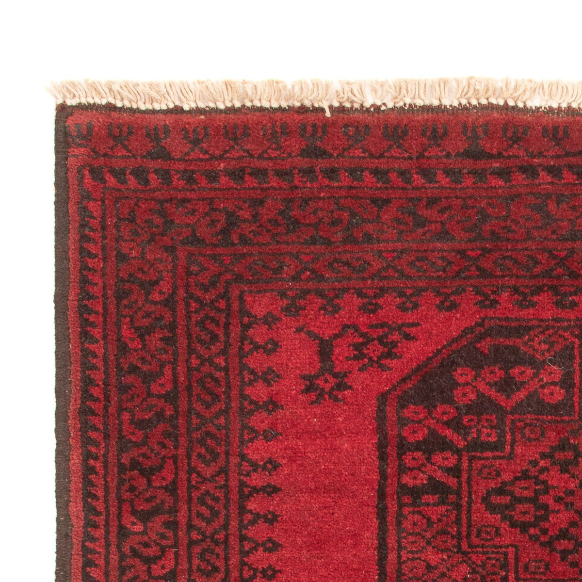 Alfombra afgana - Filpa - 120 x 80 cm - rojo