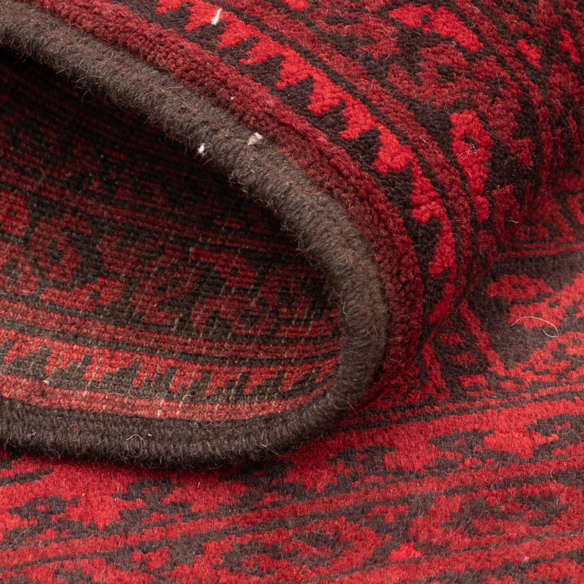 Alfombra afgana - Filpa - 120 x 80 cm - rojo