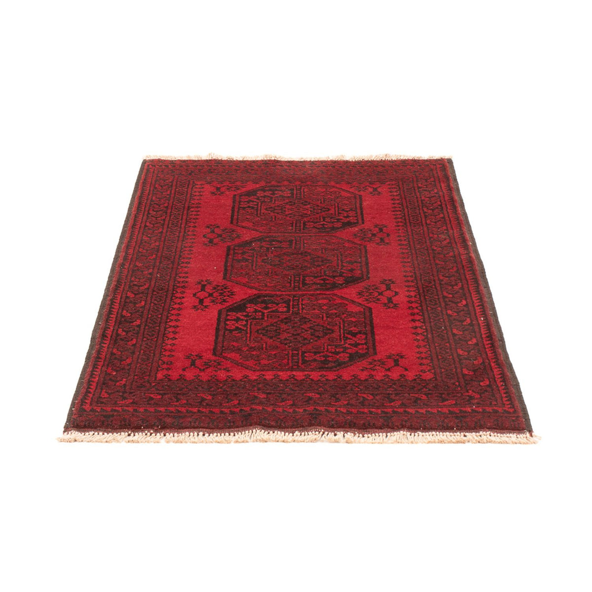Alfombra afgana - Filpa - 120 x 80 cm - rojo