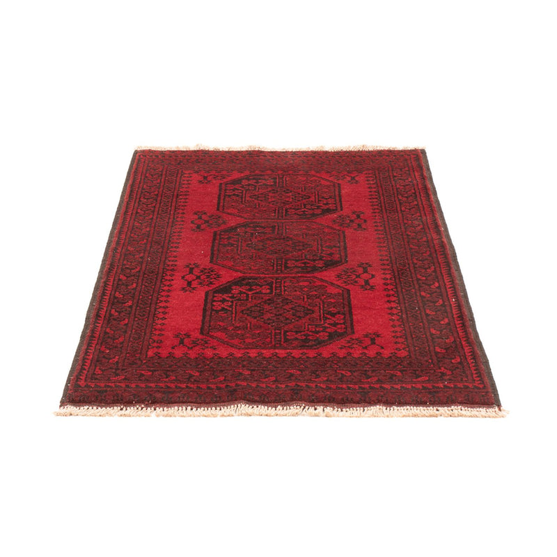 Alfombra afgana - Filpa - 120 x 80 cm - rojo