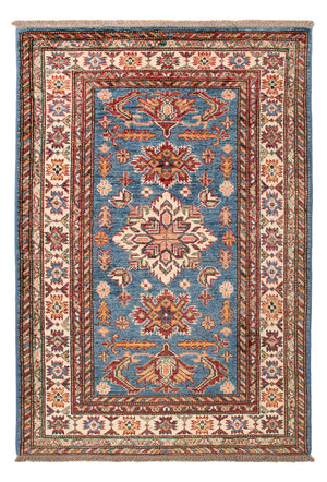 Alfombra Ziegler - Kazak - Real - 125 x 83 cm - azul