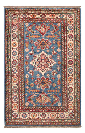 Alfombra Ziegler - Kazak - Real - 128 x 84 cm - azul
