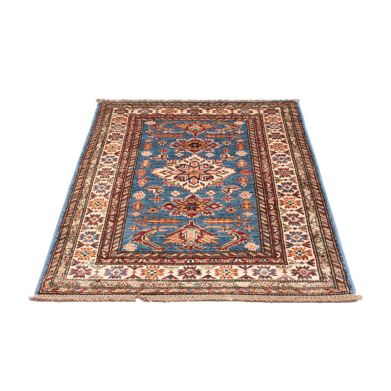 Alfombra Ziegler - Kazak - Real - 125 x 81 cm - azul