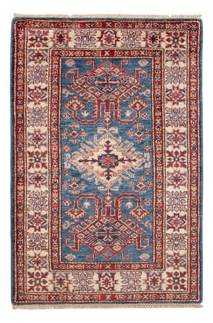 Alfombra Ziegler - Kazak - Real - 123 x 83 cm - azul