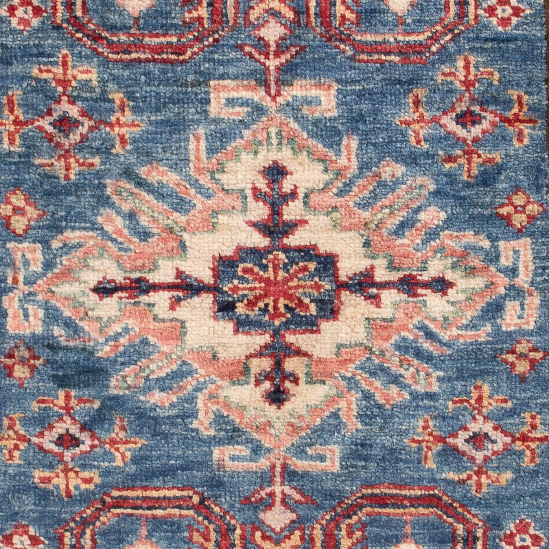 Alfombra Ziegler - Kazak - Real - 123 x 83 cm - azul