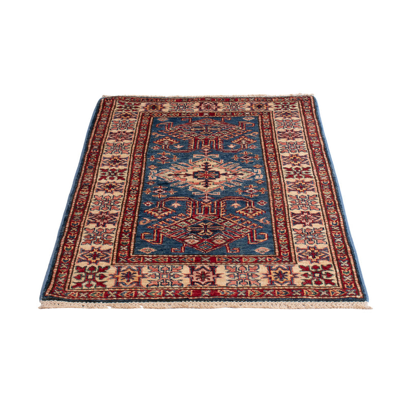 Alfombra Ziegler - Kazak - Real - 123 x 83 cm - azul