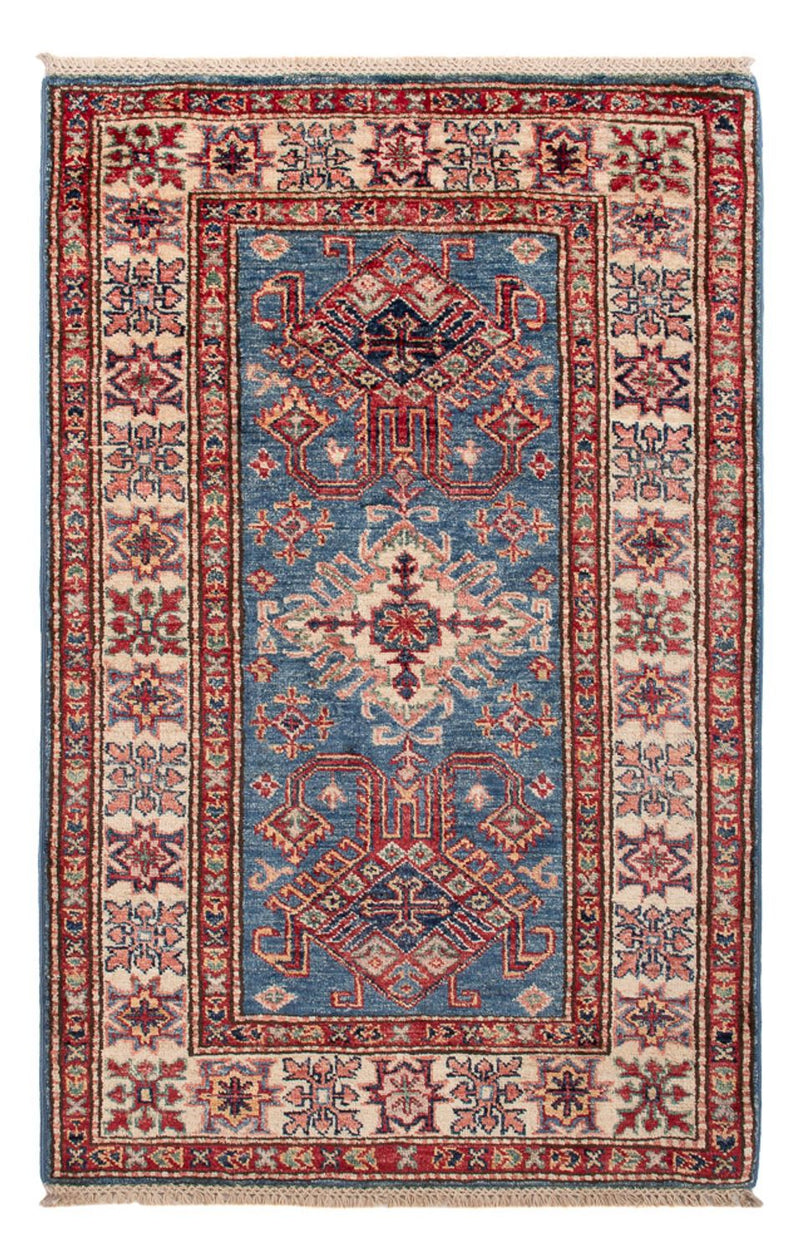 Alfombra Ziegler - Kazak - Real - 121 x 79 cm - azul