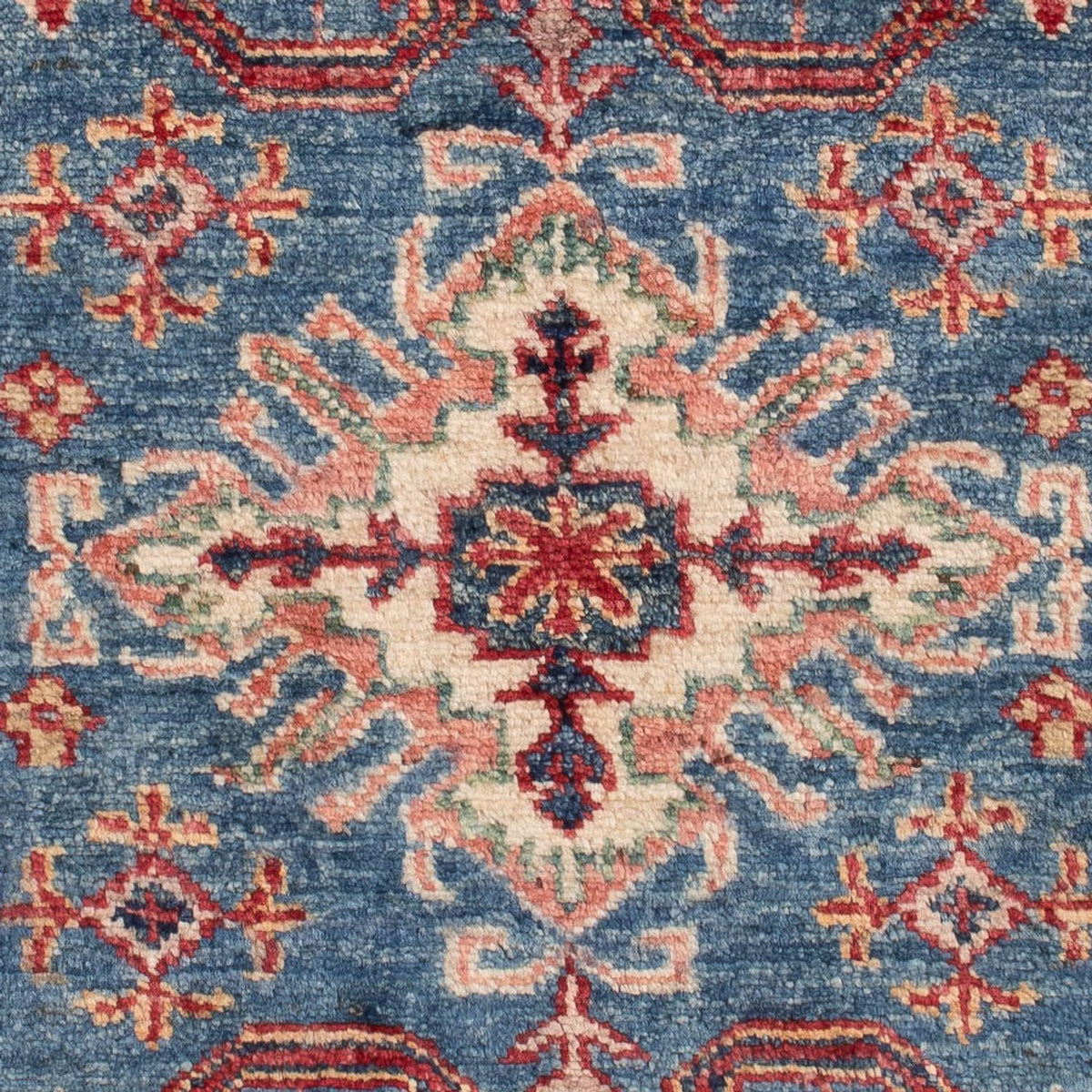 Alfombra Ziegler - Kazak - Real - 121 x 79 cm - azul