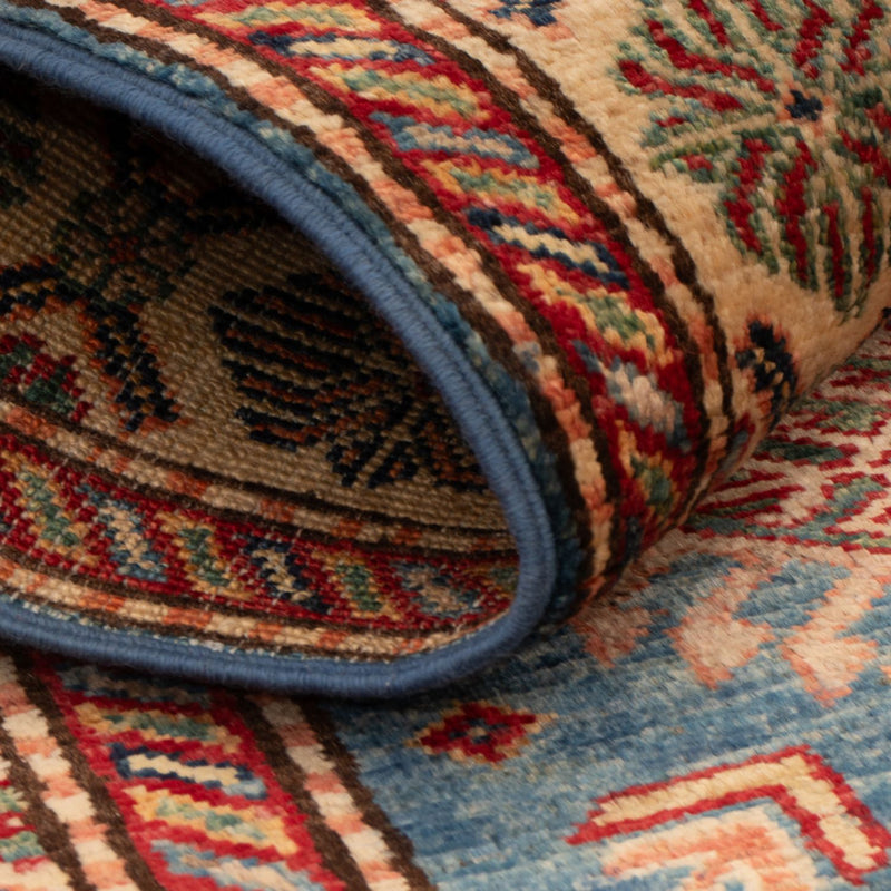 Alfombra Ziegler - Kazak - Real - 121 x 81 cm - azul