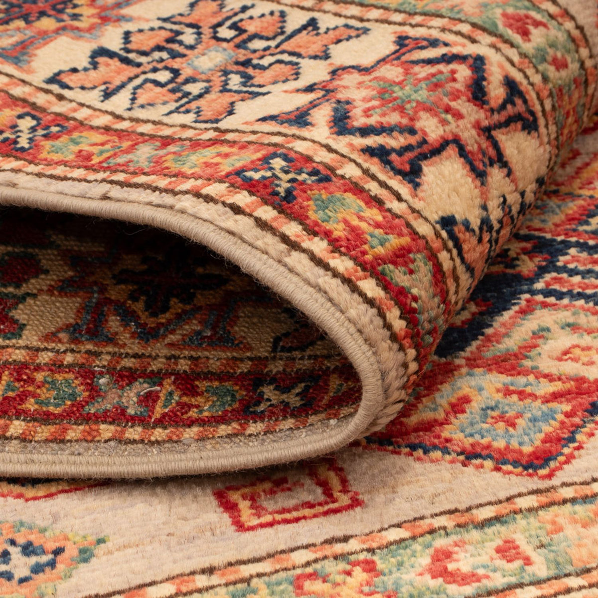 Alfombra Ziegler - Kazak - Real - 121 x 79 cm - taupe