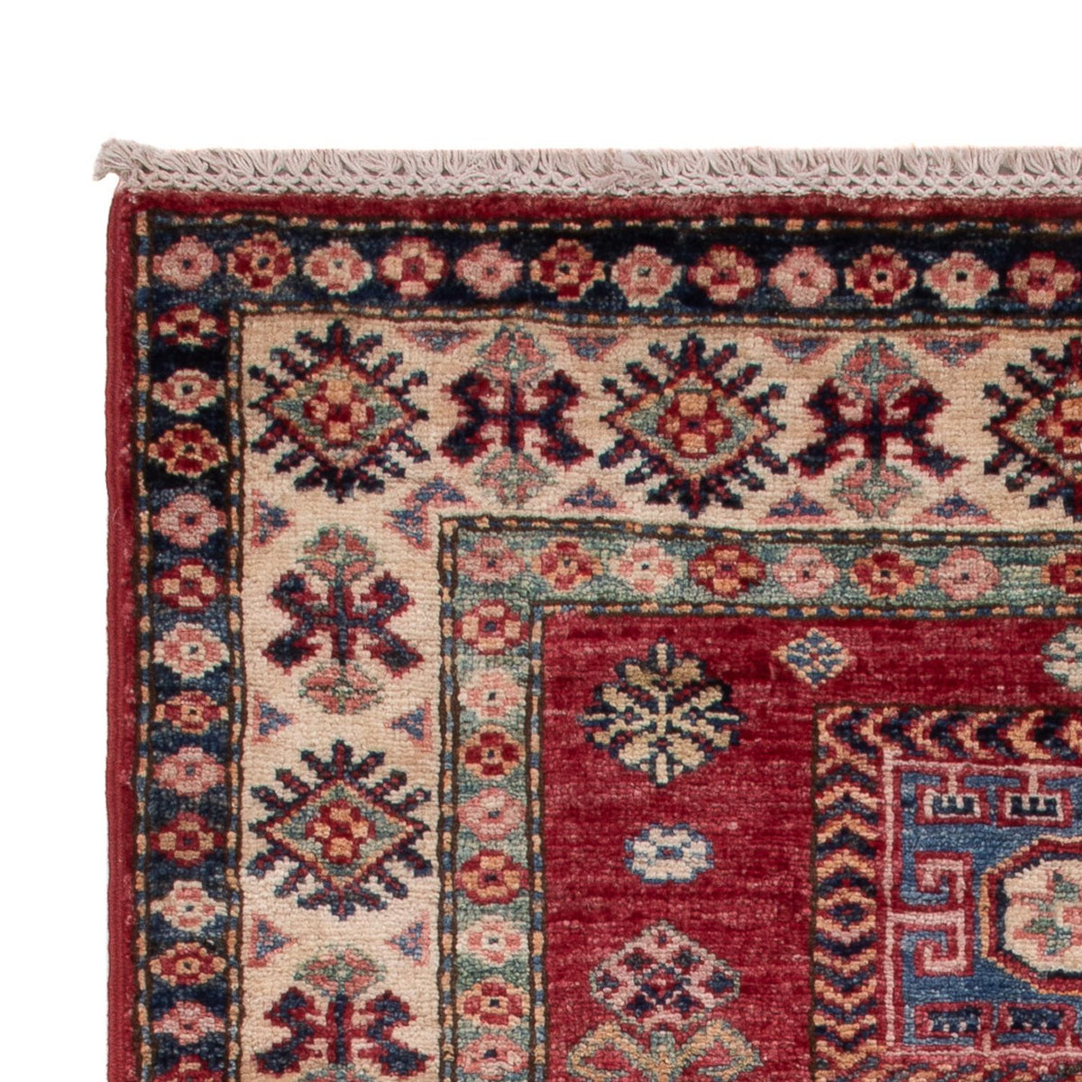 Alfombra Ziegler - Kazak - Real - 122 x 82 cm - rojo burdeos