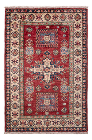 Alfombra Ziegler - Kazak - Real - 122 x 79 cm - rojo burdeos