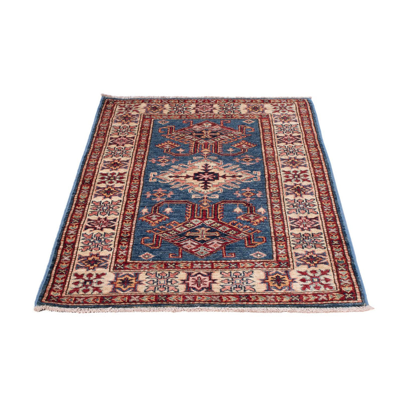 Alfombra Ziegler - Kazak - Real - 125 x 82 cm - azul