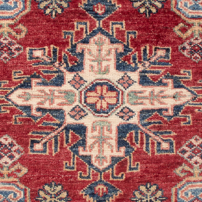 Alfombra Ziegler - Kazak - Real - 122 x 84 cm - rojo burdeos