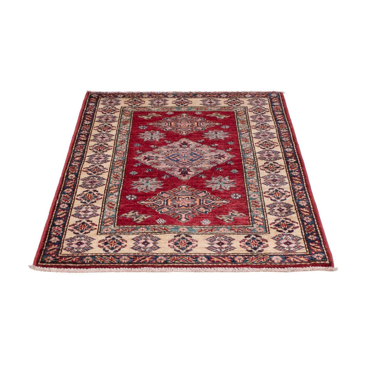 Alfombra Ziegler - Kazak - Real - 113 x 79 cm - rojo burdeos