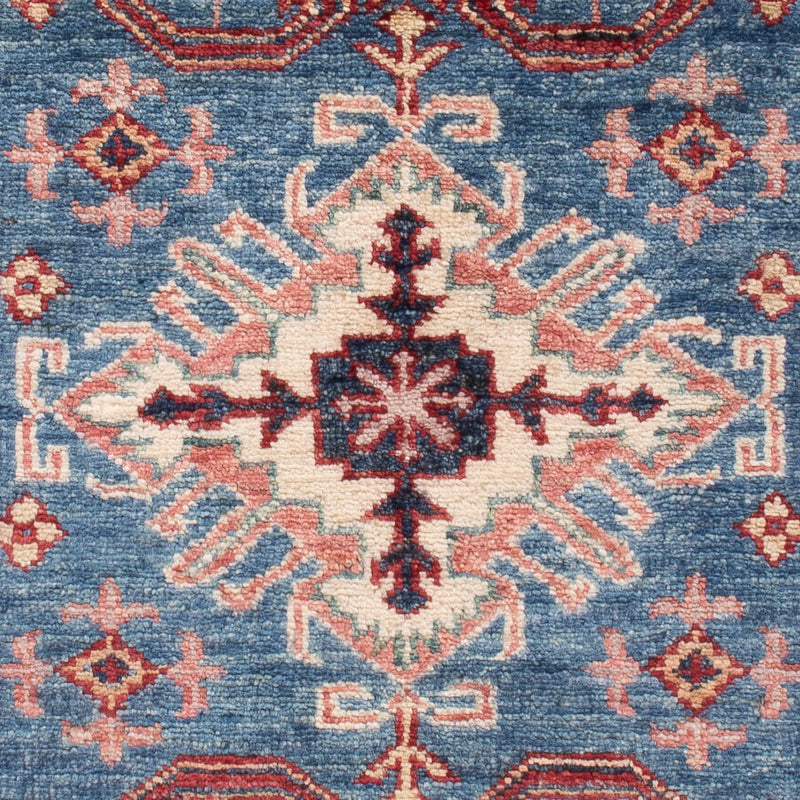 Alfombra Ziegler - Kazak - Real - 128 x 81 cm - azul