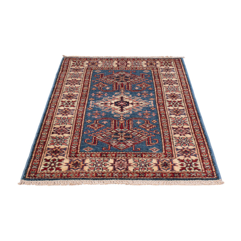 Alfombra Ziegler - Kazak - Real - 128 x 81 cm - azul