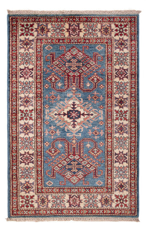 Alfombra Ziegler - Kazak - Real - 126 x 80 cm - azul