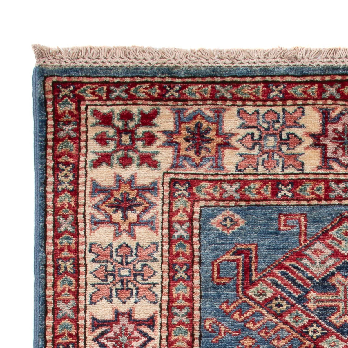 Alfombra Ziegler - Kazak - Real - 126 x 80 cm - azul
