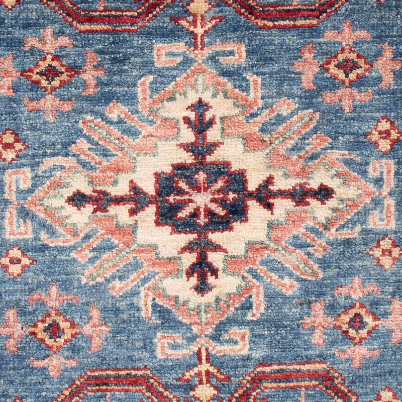 Alfombra Ziegler - Kazak - Real - 126 x 81 cm - azul