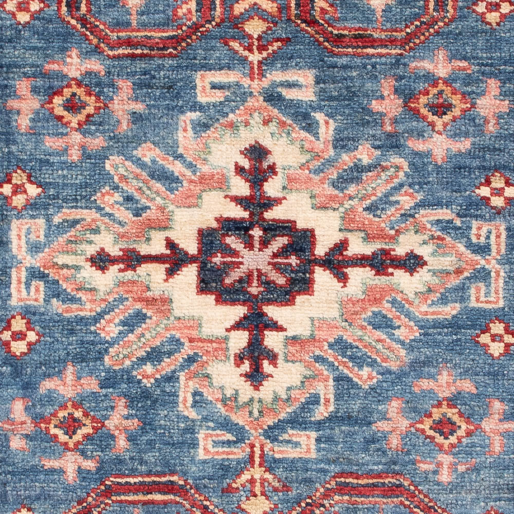 Alfombra Ziegler - Kazak - Real - 128 x 82 cm - azul