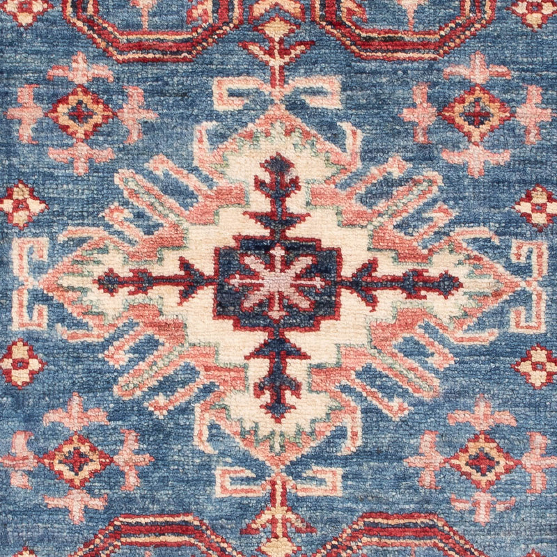 Alfombra Ziegler - Kazak - Real - 128 x 82 cm - azul
