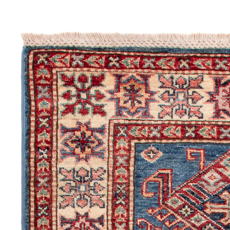 Alfombra Ziegler - Kazak - Real - 128 x 82 cm - azul
