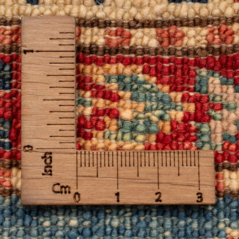 Alfombra Ziegler - Kazak - Real - 128 x 82 cm - azul