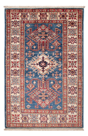 Alfombra Ziegler - Kazak - Real - 118 x 78 cm - azul