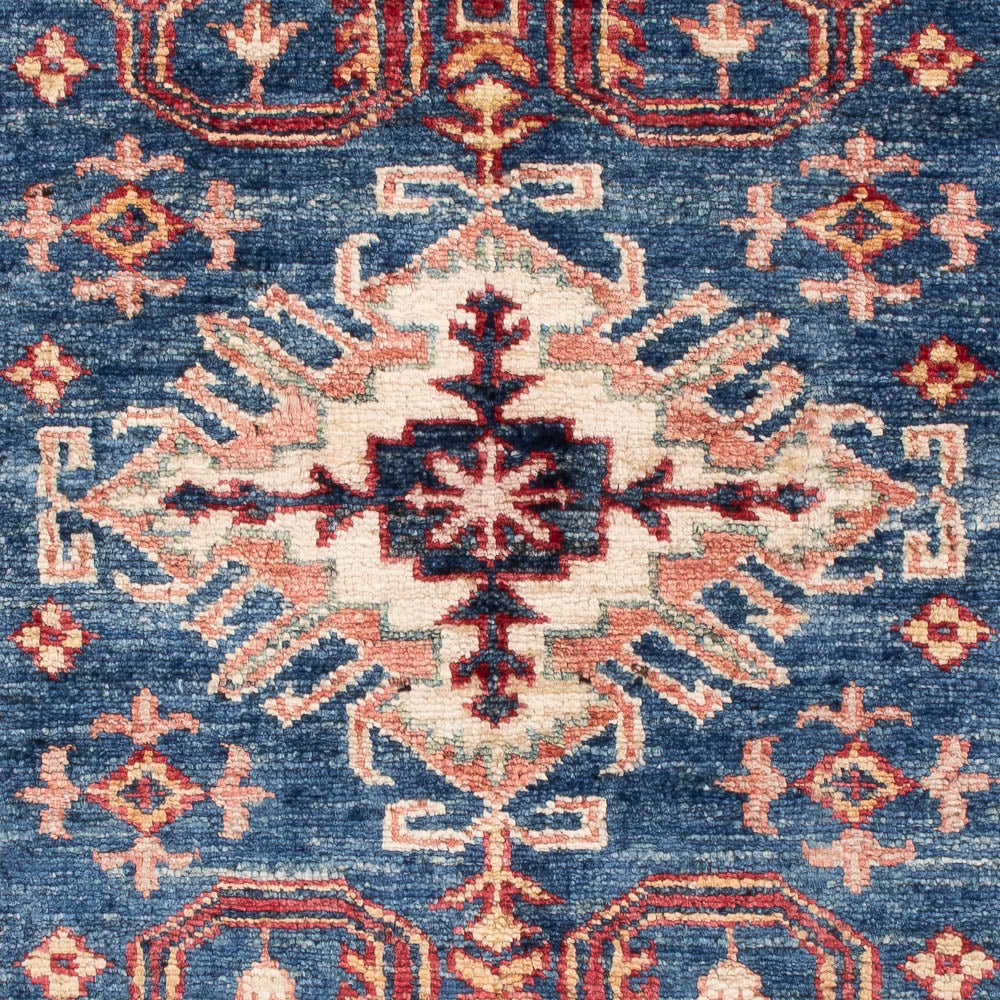 Alfombra Ziegler - Kazak - Real - 118 x 78 cm - azul