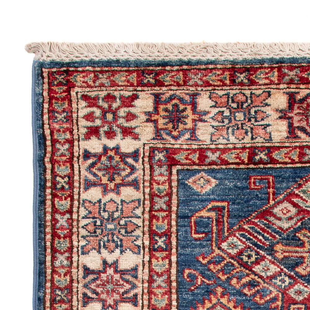 Alfombra Ziegler - Kazak - Real - 118 x 78 cm - azul
