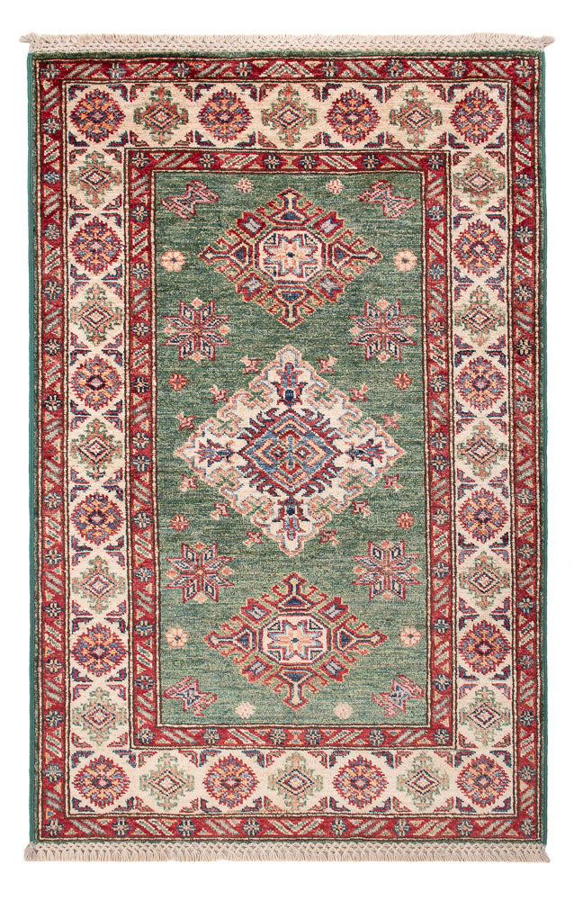 Alfombra Ziegler - Kazak - Real - 117 x 76 cm - verde