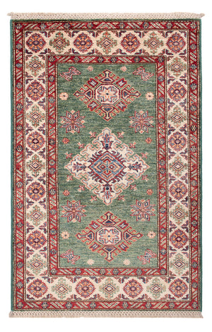 Alfombra Ziegler - Kazak - Real - 117 x 76 cm - verde