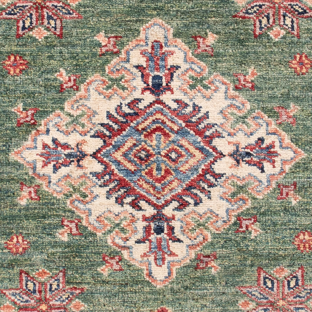 Alfombra Ziegler - Kazak - Real - 117 x 76 cm - verde